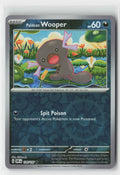 Paldean Wooper Reverse Holo SV03: Obsidian Flames OBF 126/197 Pokemon TCG