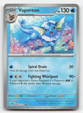 Vaporeon (Poke Ball Pattern) Prismatic Evolutions 022/131 R Pokemon NM