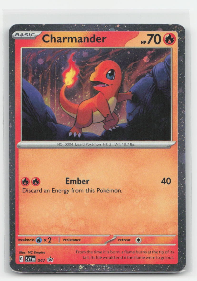Charmander (Cosmos Holo) Holo Scarlet & Violet Promo 047 P Pokemon NM