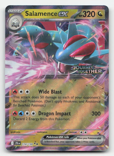 Salamence ex Holo Miscellaneous Cards & Products 114/159 Double Rare Pokemon NM