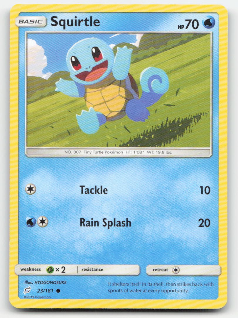 Squirtle Team Up 23/181 C Pokemon LP