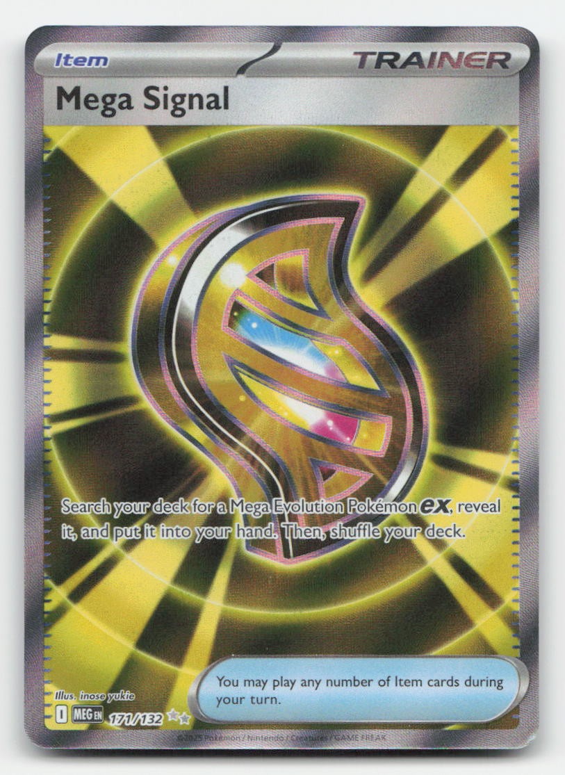 Mega Signal Holo Mega Evolution 171/132 Ultra Rare Pokemon NM