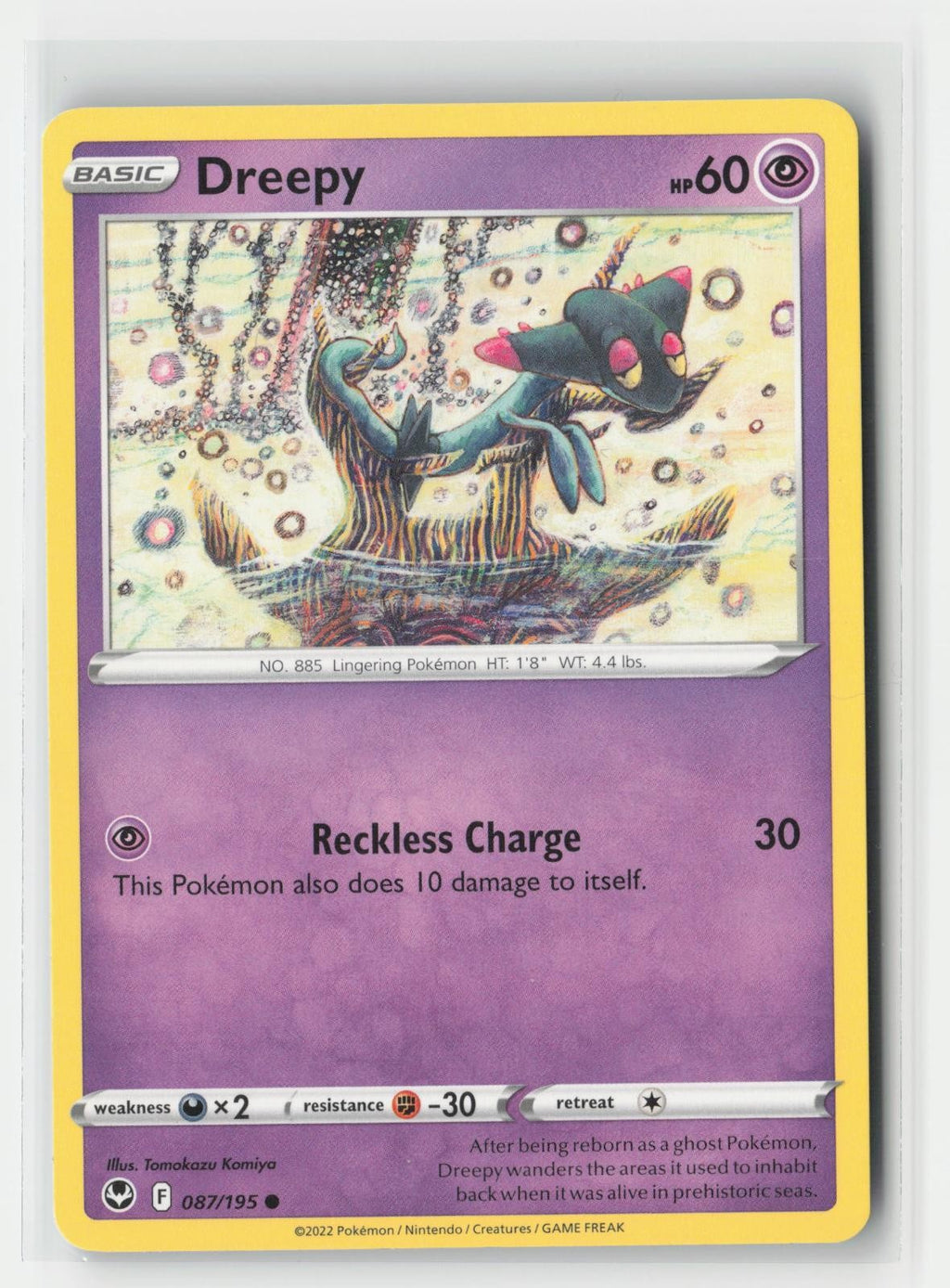 Dreepy Silver Tempest 087/195 C Pokemon LP