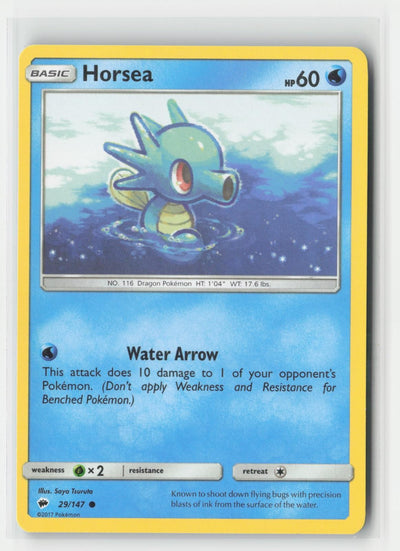 Horsea Burning Shadows 29/147 C Pokemon MP