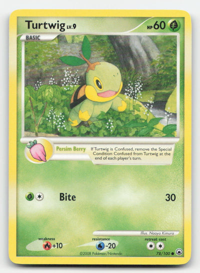 Turtwig Majestic Dawn 78/100 C Pokemon MP