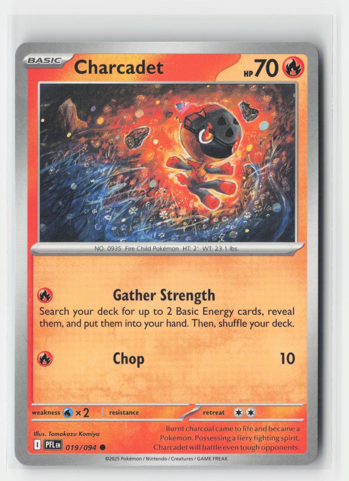 Charcadet Phantasmal Flames 019/094 C Pokemon NM