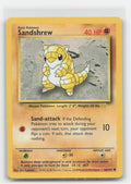 Sandshrew Base Set Unlimited 62/102 C Pokemon MP