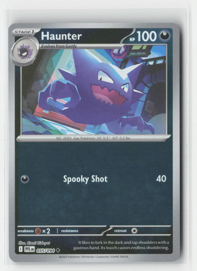 Haunter Reverse Holo Phantasmal Flames 055/094 UC Pokemon NM