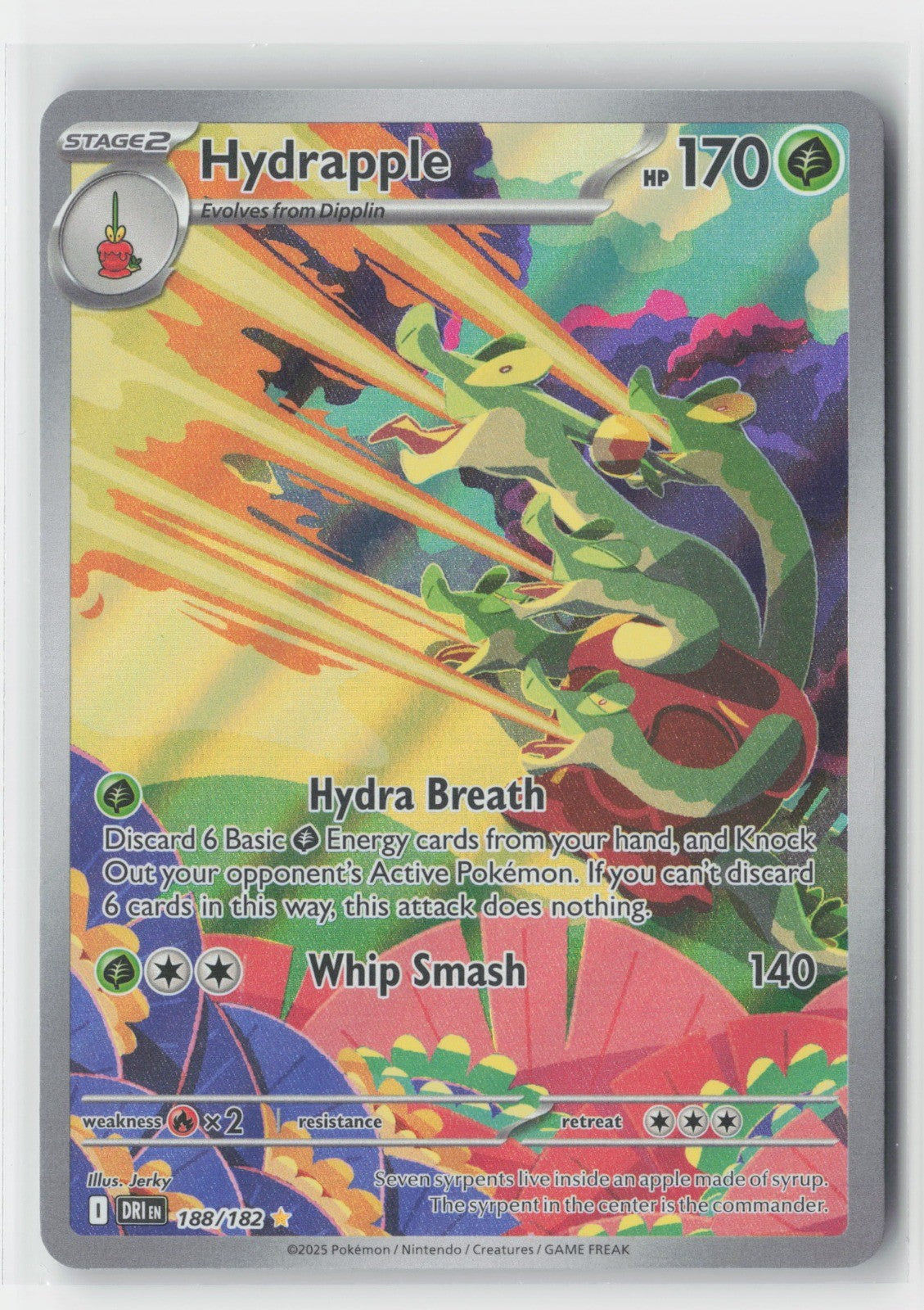 Hydrapple Holo SV10: Destined Rivals DRI 188/182 Pokemon TCG
