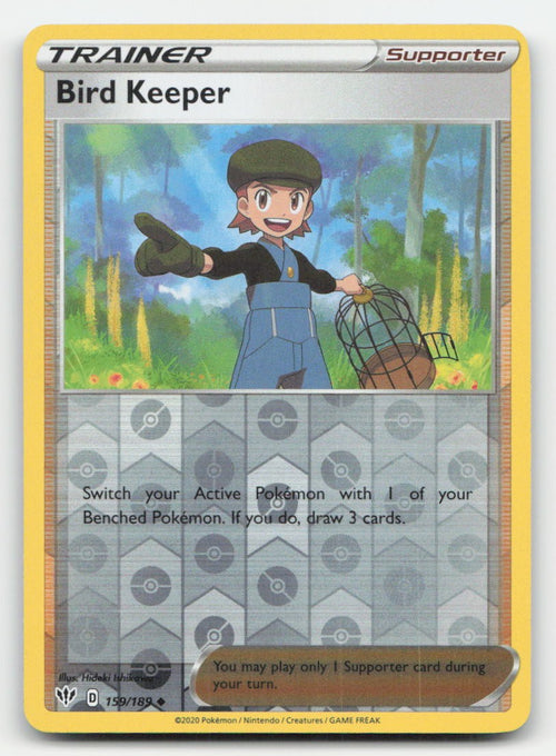 Bird Keeper Reverse Holo Darkness Ablaze 159/189 UC Pokemon NM