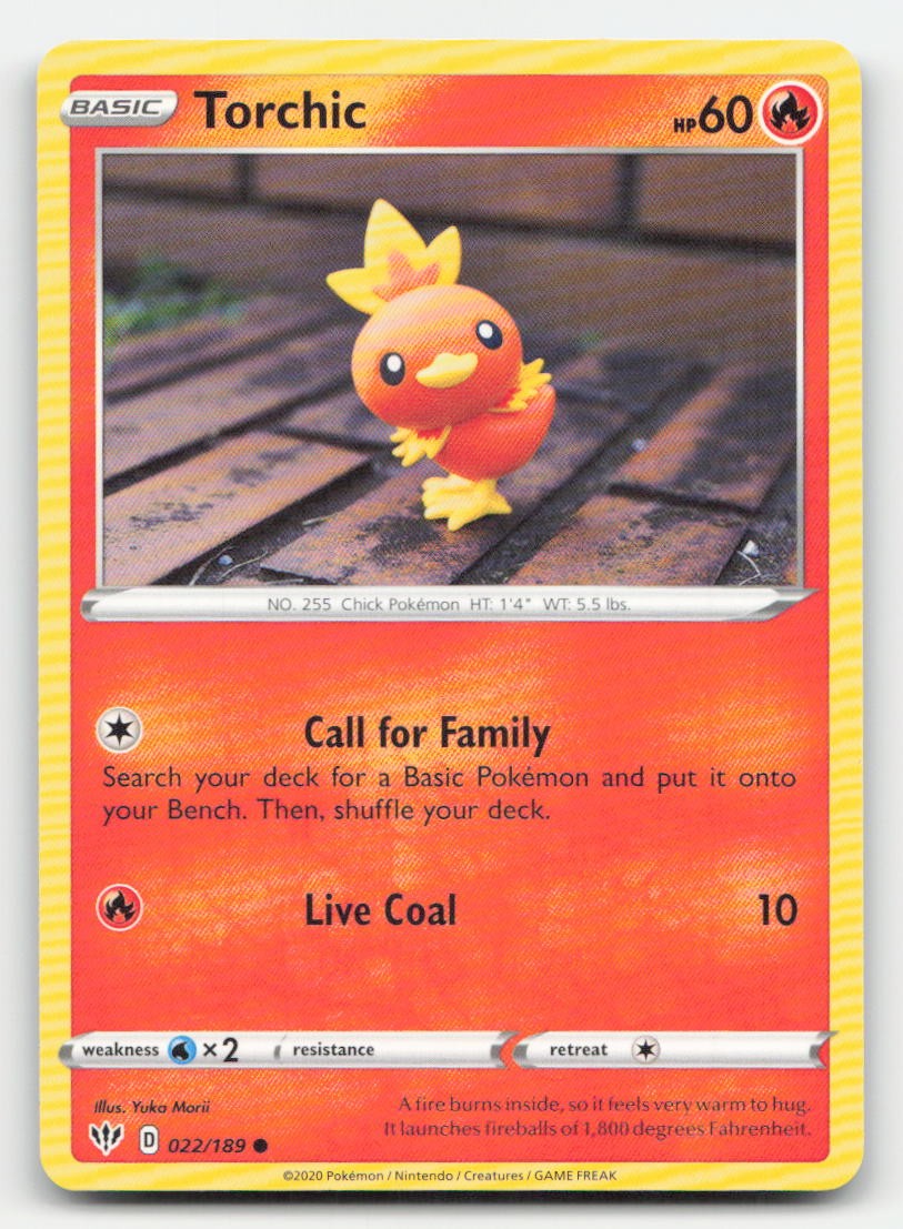 Torchic Darkness Ablaze 022/189 C Pokemon NM