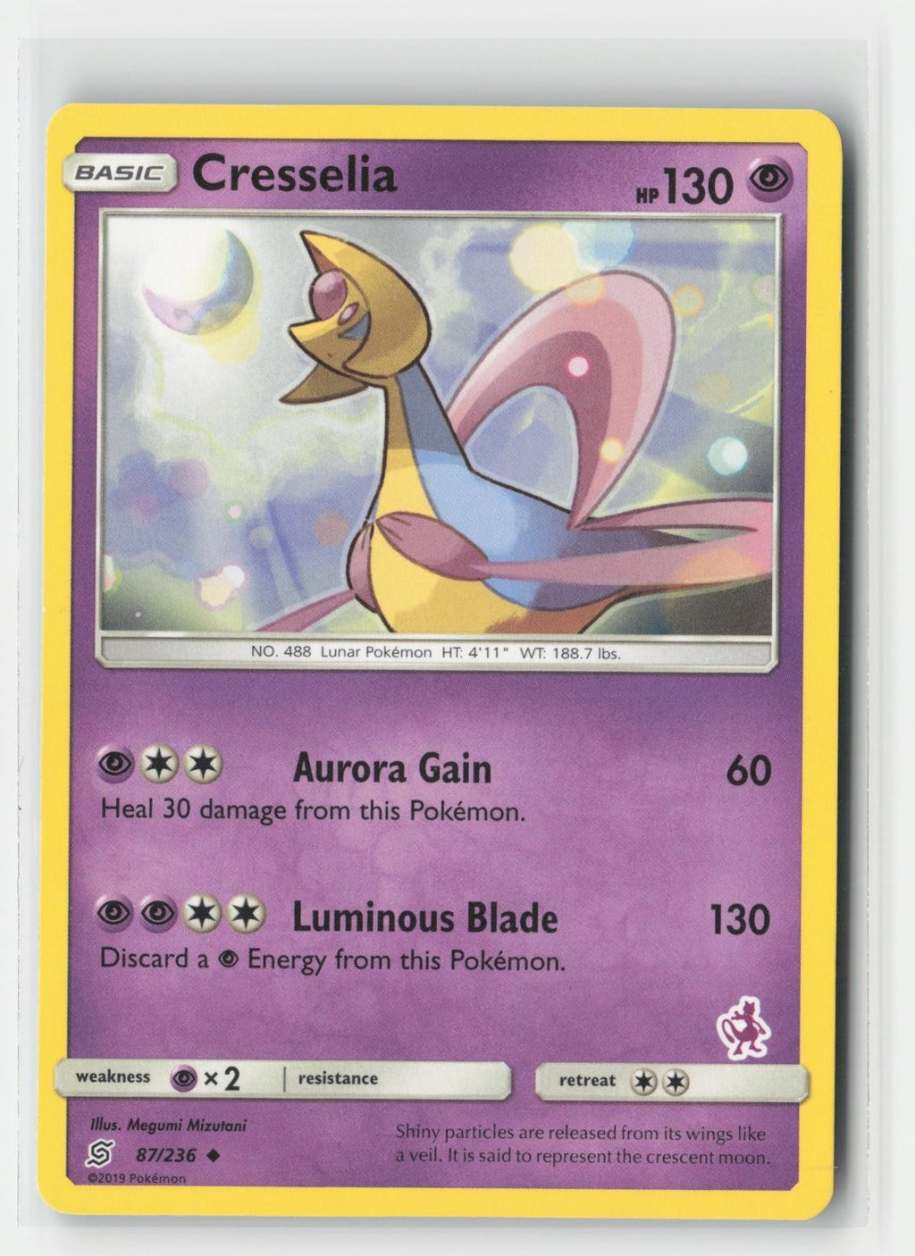 Cresselia - 87/236 (Mewtwo Stamped) Battle Academy 087/236 P Pokemon MP