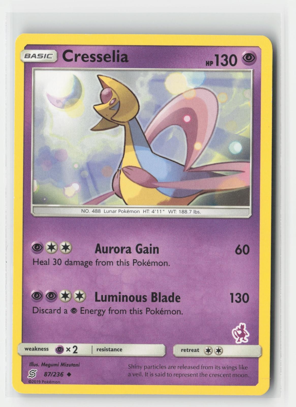 Cresselia - 87/236 (Mewtwo Stamped) Battle Academy 087/236 P Pokemon MP