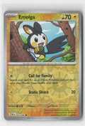 Emolga Reverse Holo Black Bolt 029/086 C Pokemon NM