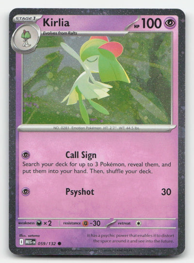 Kirlia (Cosmos Holo) Holo Miscellaneous Cards & Products 059/132 C Pokemon LP
