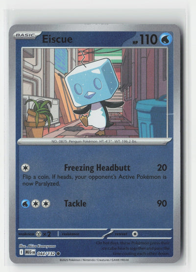 Eiscue Reverse Holo ME01: Mega Evolution MEG 044/132 Pokemon TCG