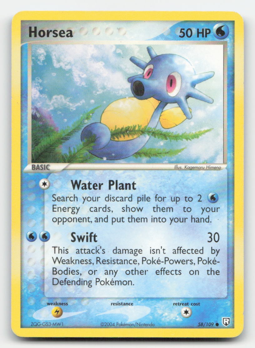 Horsea Team Rocket Returns 58/109 C Pokemon HP