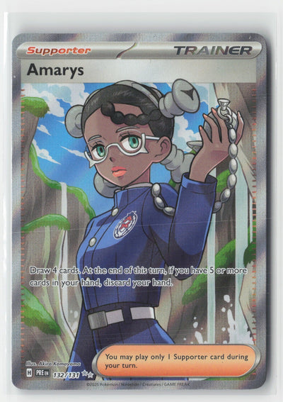 Amarys Holo SV: Prismatic Evolutions PRE 132/131 Pokemon TCG