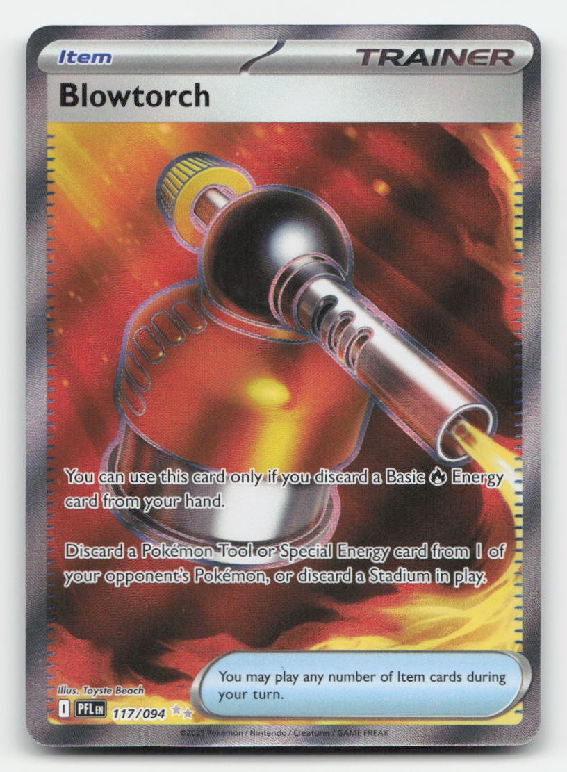 Blowtorch Holo Phantasmal Flames 117/094 Ultra Rare Pokemon NM