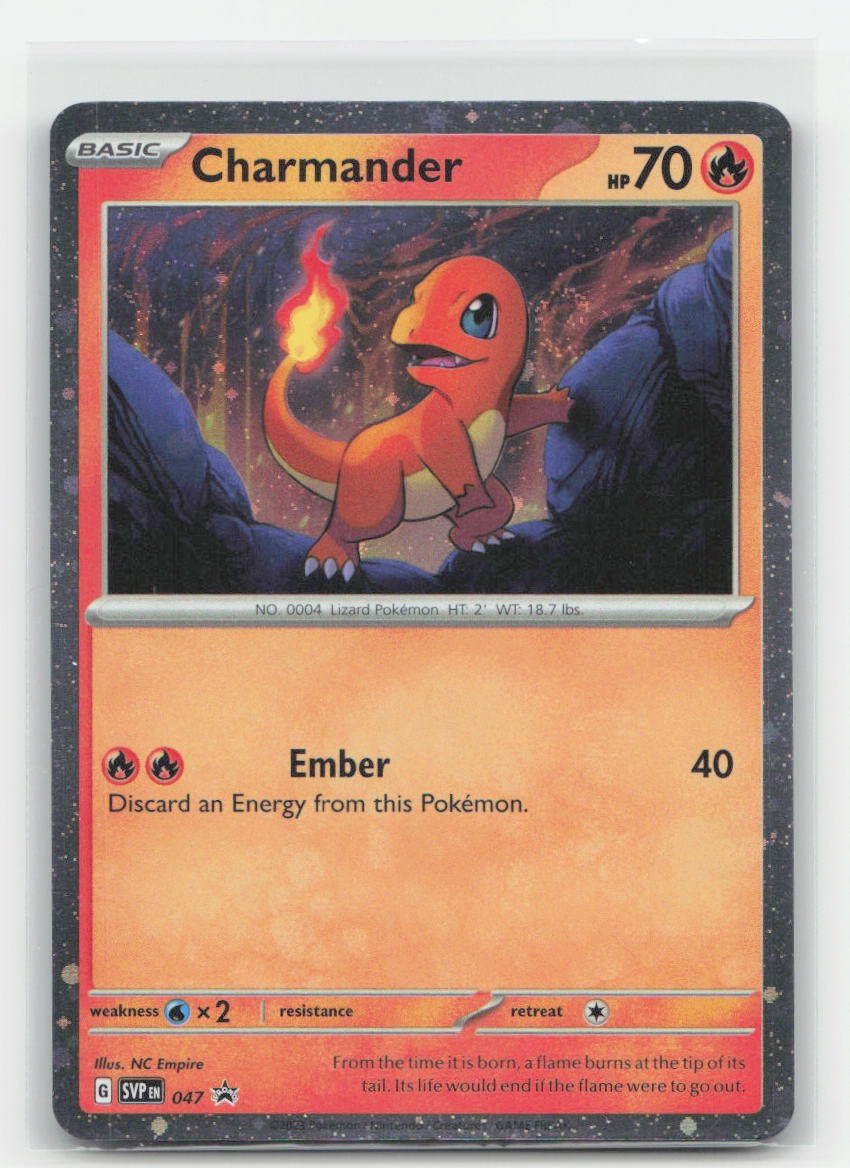 Charmander (Cosmos Holo) Holo Scarlet & Violet Promo 047 P Pokemon NM