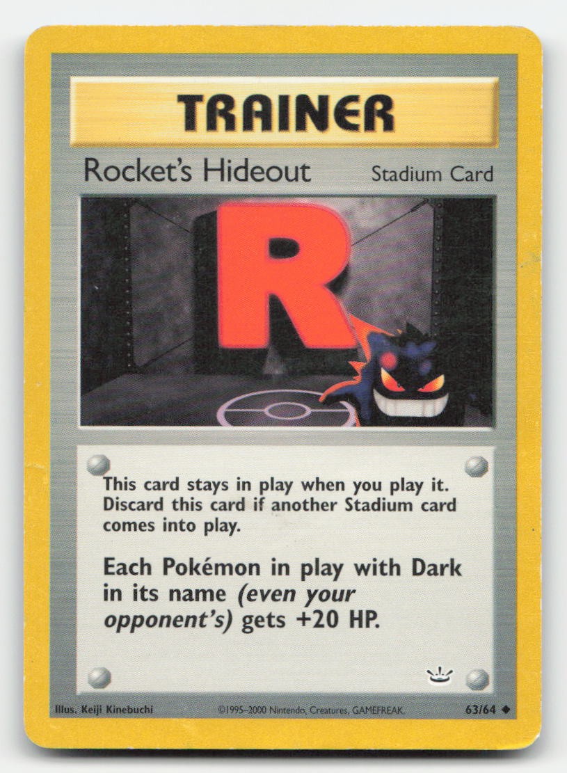 Rocket's Hideout Neo Revelation 63/64 UC Pokemon HP