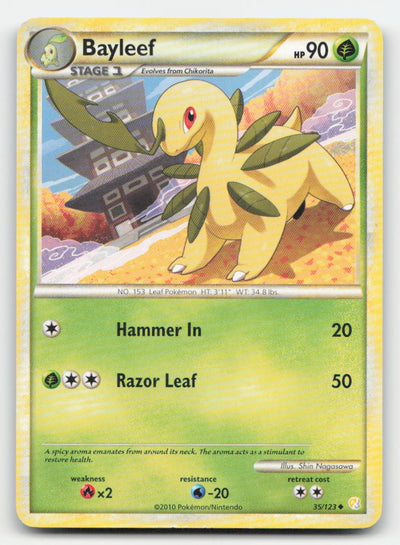 Bayleef HeartGold & SoulSilver 35/123 UC Pokemon MP