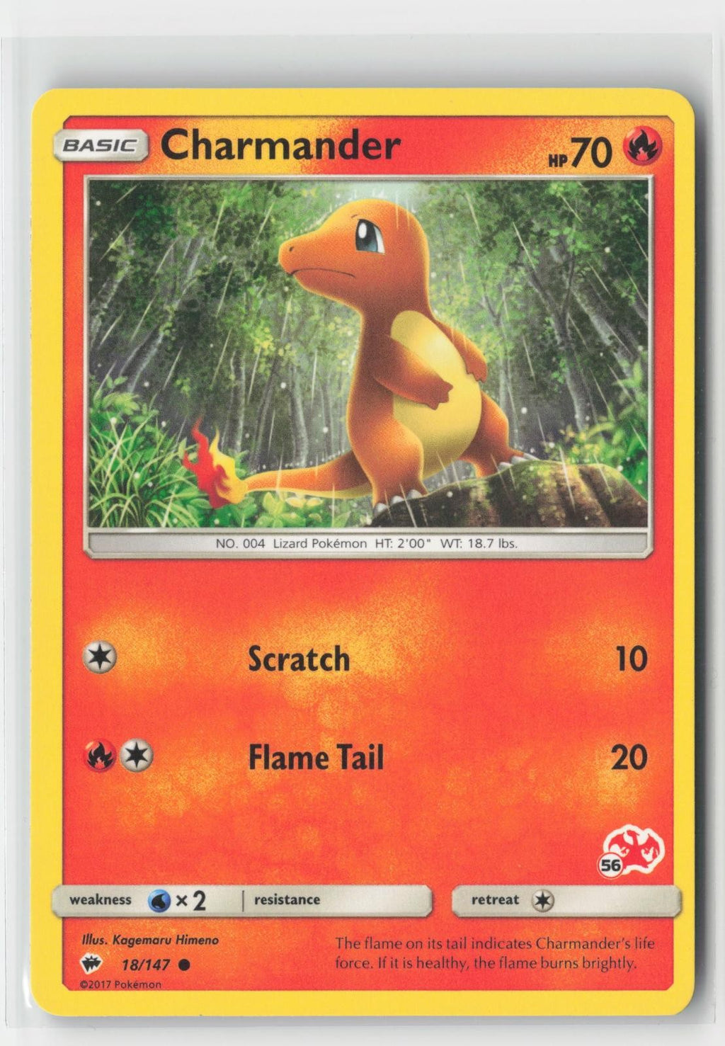 Charmander - 18/147 (#56 Charizard Stamped) Battle Academy 018/147 P Pokemon LP