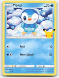 Piplup McDonald's 25th Anniversary Promos 020/025 P Pokemon NM
