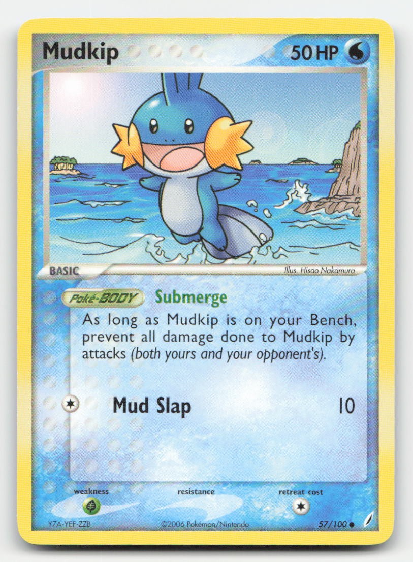 Mudkip Crystal Guardians 57/100 C Pokemon MP