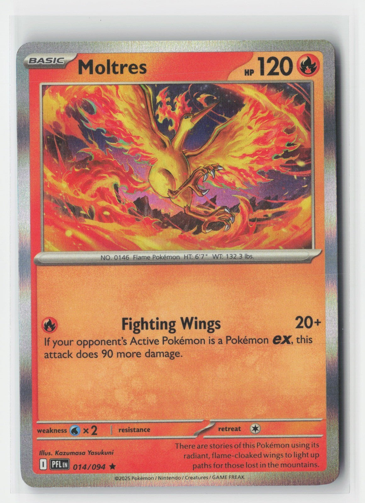 Moltres Holo ME02: Phantasmal Flames PFL 014/094