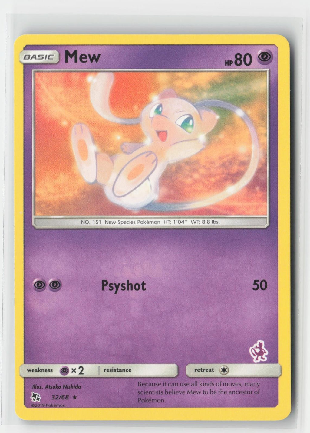 Mew - 32/68 (Mewtwo Stamped) Battle Academy 032/068 P Pokemon LP