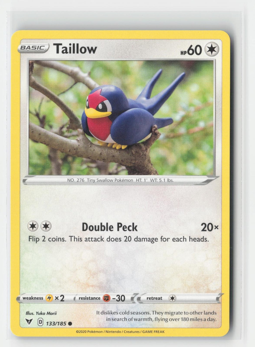 Taillow Vivid Voltage 133/185 C Pokemon NM
