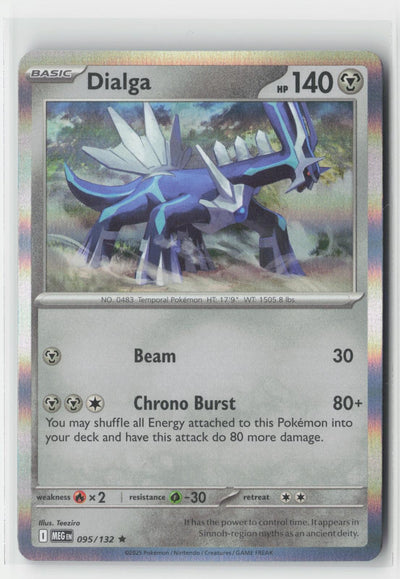 Dialga Holo Mega Evolution 095/132 R Pokemon NM