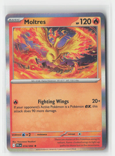 Moltres Holo Phantasmal Flames 014/094 R Pokemon NM