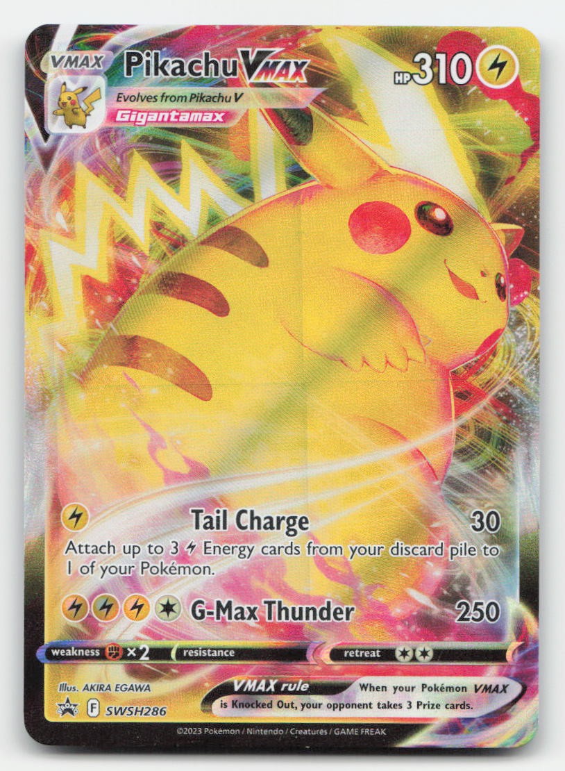 Pikachu VMAX Holo Sword & Shield Promo SWSH286 P Pokemon NM