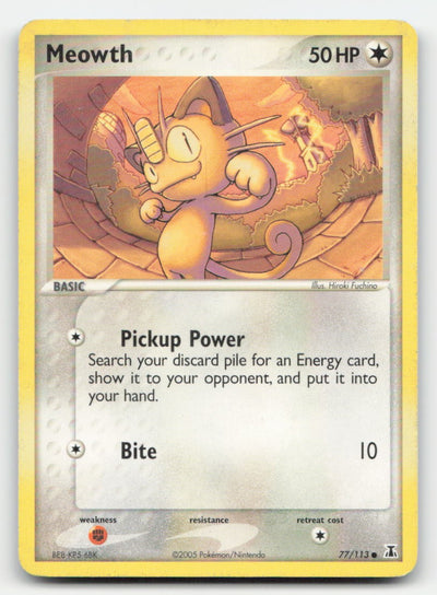 Meowth Delta Species 77/113 C Pokemon MP