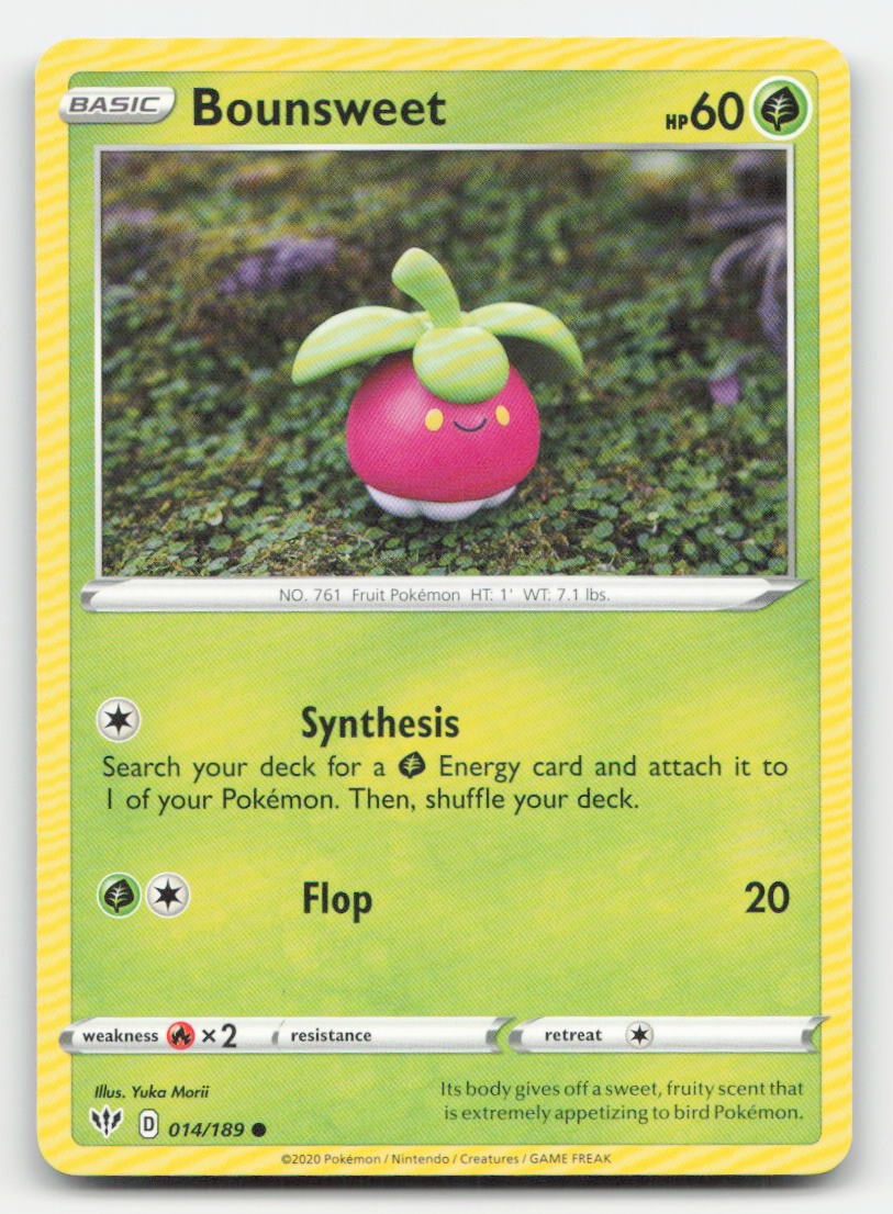 Bounsweet Darkness Ablaze 014/189 C Pokemon MP