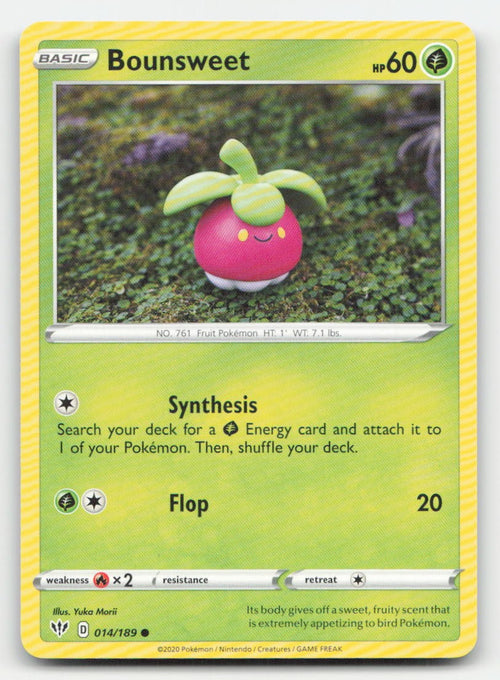 Bounsweet Darkness Ablaze 014/189 C Pokemon MP