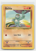 Machop Unlimited Base Set Shadowless 52/102 C Pokemon DMG