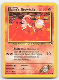 Blaine's Growlithe Unlimited Gym Heroes 62/132 C Pokemon LP