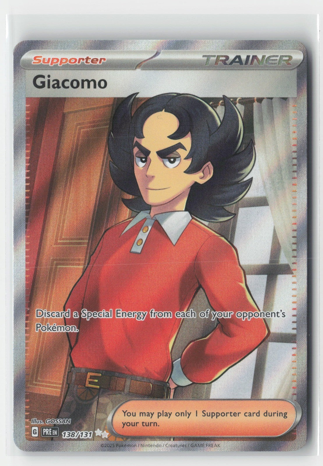 Giacomo Holo SV: Prismatic Evolutions PRE 138/131 Pokemon TCG