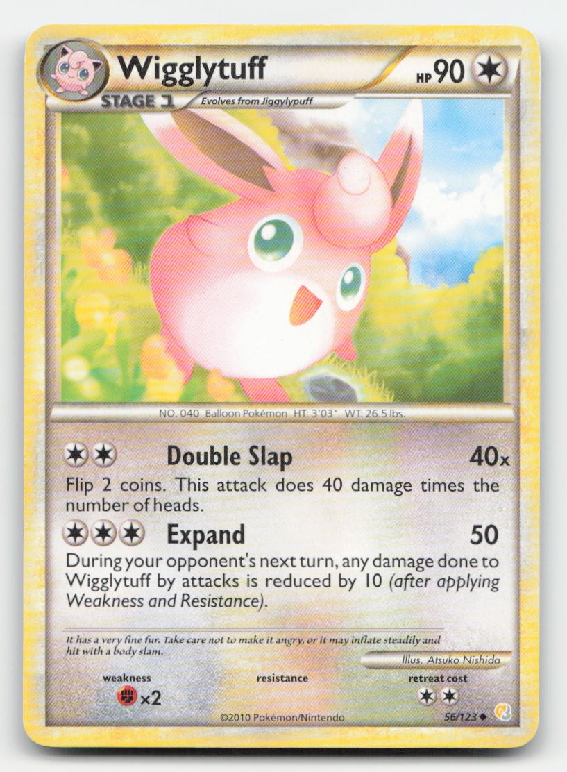 Wigglytuff HeartGold & SoulSilver 56/123 UC Pokemon DMG