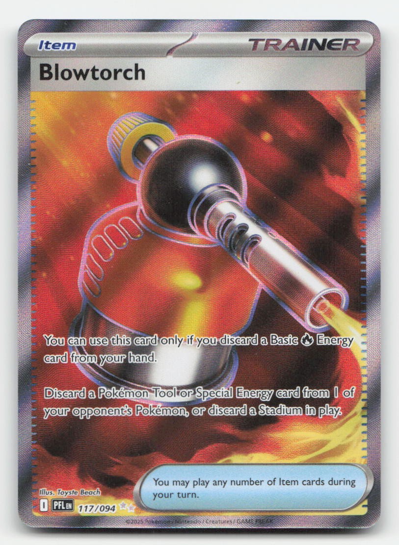 Blowtorch Holo Phantasmal Flames 117/094 Ultra Rare Pokemon LP