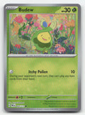 Budew (Master Ball Pattern) Holo Prismatic Evolutions 004/131 C Pokemon NM