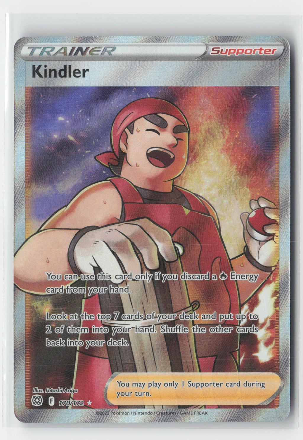 Kindler (Full Art) Holo SWSH09: Brilliant Stars SWSH09 170/172 Pokemon TCG