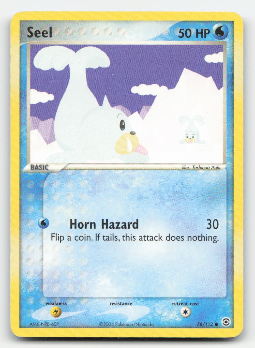 Seel FireRed & LeafGreen 78/112 C Pokemon MP