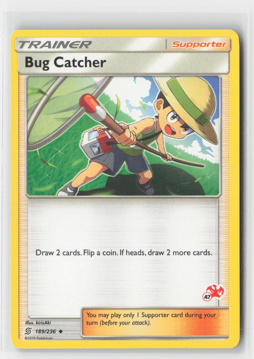 Bug Catcher (#47 Charizard Stamped) Battle Academy 189/236 P Pokemon LP