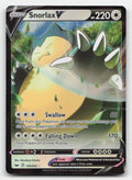 Snorlax V Holo Sword & Shield 141/202 V Rare Pokemon NM