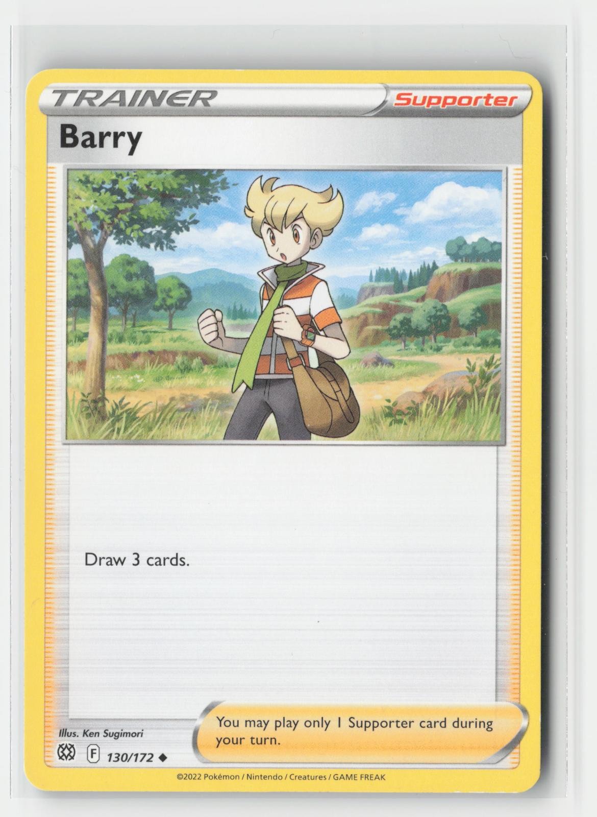 Barry Brilliant Stars 130/172 UC Pokemon MP