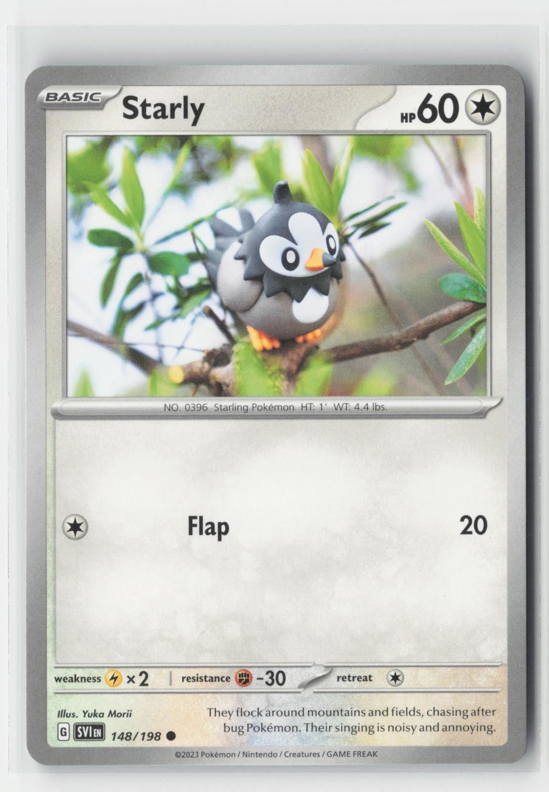 Starly Scarlet & Violet 148/198 C Pokemon LP